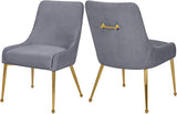 Ace Velvet Dining Chair Set (Set of 2)