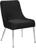 Ace Velvet Dining Chair Set (Set of 2)