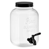 Kook 1 Gallon Glass Drink Dispenser with Spigot