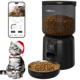 Smart Automatic Pet Feeder with Hd Camera, Wifi, Dual Power