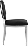 Carousel Velvet Dining Chair Set - Modern Gold Stainless Steel Frame with Plush Comfort Design
