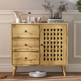 Wholesale Accent Cabinet with Drawers Set of 2, Entryway Cabinet