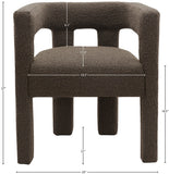 Athena Contemporary Accent Chair - Elegant Minimalist Design for Dining and Relaxation Comfort