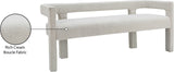 Athena Elegant Contemporary Bench for Stylish Comfort, Minimalistic Design, and Cozy Relaxation