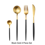 Mixora 304 Stainless Steel Gold Cutlery Set