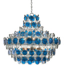 Galahad Large Blue Chandelier