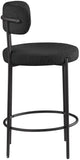 Beacon Stool Set of 2 - Modern Counter Height Stools with Elegant Curved Backs and Sturdy Frame