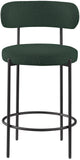 Beacon Stool Set of 2 - Modern Counter Height Stools with Elegant Curved Backs and Sturdy Frame