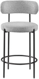 Beacon Stool Set of 2 - Modern Counter Height Stools with Elegant Curved Backs and Sturdy Frame