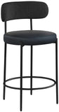 Beacon Stool Set of 2 - Modern Counter Height Stools with Elegant Curved Backs and Sturdy Frame