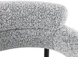 Blake Contemporary Dining Chairs Set of 2 - Stylish Soft Faux Leather and Durable Metal Frame
