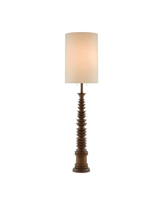 Malayan Natural Floor Lamp