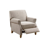 Push Back Recliner Lounge Chair, Sand *