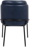 Jagger Contemporary Dining Chair Set of 2 with Soft Cushioning and Stylish Brushed Gold Legs