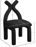 Xena Accent Chair – Luxurious Boucle Fabric, Solid Wood Frame, Contemporary Design for Elegant Spaces