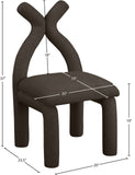 Xena Accent Chair – Luxurious Boucle Fabric, Solid Wood Frame, Contemporary Design for Elegant Spaces