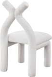 Xena Accent Chair – Luxurious Boucle Fabric, Solid Wood Frame, Contemporary Design for Elegant Spaces