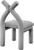 Xena Accent Chair – Luxurious Boucle Fabric, Solid Wood Frame, Contemporary Design for Elegant Spaces