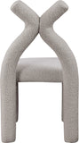 Xena Accent Chair – Luxurious Boucle Fabric, Solid Wood Frame, Contemporary Design for Elegant Spaces