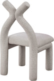 Xena Accent Chair – Luxurious Boucle Fabric, Solid Wood Frame, Contemporary Design for Elegant Spaces