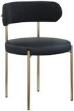 Beacon Boucle Fabric Dining Chair Set - Contemporary Design with Sturdy Iron Frame for Comfort
