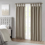 Twist Tab (Max Blackout) Window Panel, Pewter
