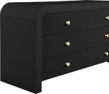 Artisto Contemporary Dresser with Rich Ash Veneer Finish and Versatile Handle Options for Storage