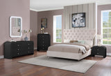 Artisto Contemporary Dresser with Rich Ash Veneer Finish and Versatile Handle Options for Storage