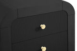 Artisto Contemporary Night Stand with Rich Ash Veneer Finish and Dual Handle Options for Style