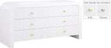 Artisto Contemporary Dresser with Rich Ash Veneer Finish and Versatile Handle Options for Storage