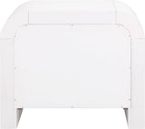 Artisto Contemporary Night Stand with Rich Ash Veneer Finish and Dual Handle Options for Style