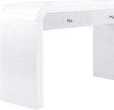 Artisto Contemporary Console Table with Elegant Ash Veneer Finish and Versatile Handle Options