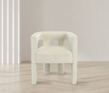 Athena Velvet Dining Chair - Modern Elegance with Soft Boucle Fabric for Stylish Dining Experiences