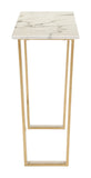 Atlas Console Table White & Gold