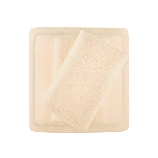 Microfleece Warm Sheet Set, Ivory