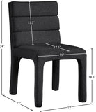 Kai Contemporary Dining Chair Set - Elegant Deep Channel Tufted Design for Modern Interiors