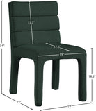 Kai Contemporary Dining Chair Set - Elegant Deep Channel Tufted Design for Modern Interiors