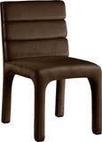 Kai Dining Chair Set of 2 - Luxurious Velvet Upholstery with Channel Tufting for Ultimate Comfort