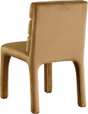 Kai Dining Chair Set of 2 - Luxurious Velvet Upholstery with Channel Tufting for Ultimate Comfort
