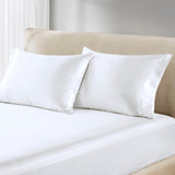 Luxury Satin 6-Piece Sheet Set, White