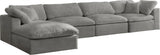 Cozy - 5 Piece Modular Sectional With Chaise
