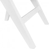 Abby Mid Century Dining Side Chair Set with Natural Cane Back and Solid Mango Wood Frame, Stylish Design