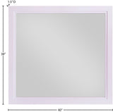 Bowtie Glass Contemporary Mirror - Elevate Your Bedroom Decor with Unique Elegance and Style
