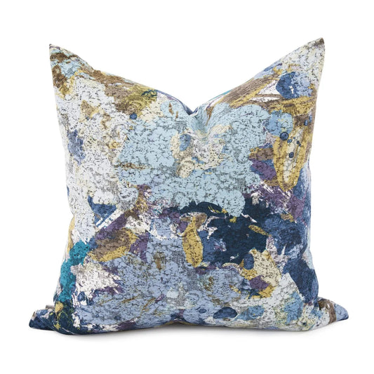 20 x 20 Stanton Turquoise Pillow - Down Alternative Insert