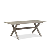 PURPLE LEAF Outdoor Dining Table Sleek Aluminum Frame Modern Outdoor Table for Deck Backyard Dining Gatherings