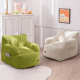 MAXYOYO Kids Bean Bag Chair, Stuffed Toddler Bean Bag Sofa with Filler Bean Bag Chair for Boys and Girls, Green