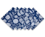 Blue Floral Napkins