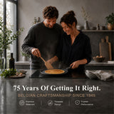 3-Piece Breakfast Set — Crepe Pan + 2 Frying Pans