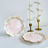 Pink Elephant Baby Shower Paper Plates Set of 16