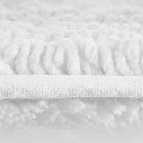100% Cotton Tufted 3000 Gsm Reversible Bath Rug, White